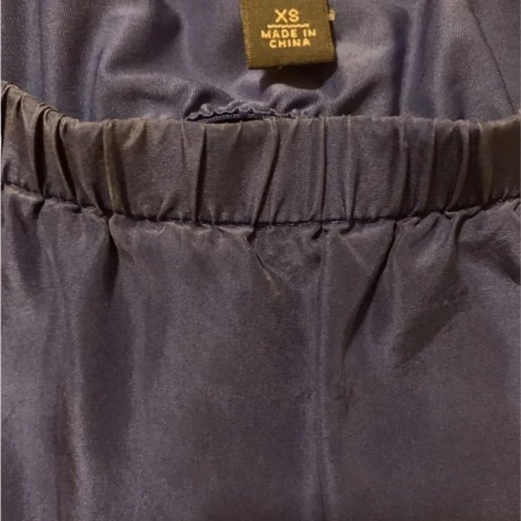 Banana Republic Royal Blue 100% Silk Strapless Dress- XS - Picture 4 of 5